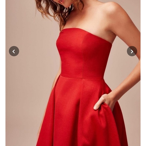 Cameo Collective Red Making Waves Dress size Small - Picture 4 of 13